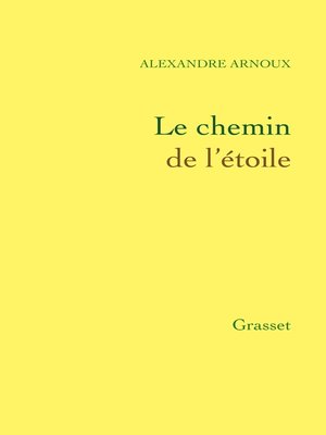 cover image of Le chemin de l'étoile
